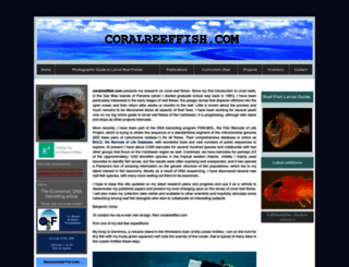 coralreeffish.com screenshot
