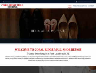 coralridgeshoerepair.com screenshot