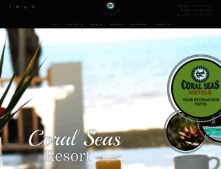 coralseashotels.com screenshot