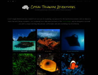 coraltriangleadventures.com screenshot