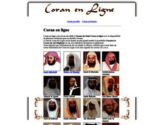 coran-en-ligne.com screenshot