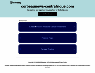 corbeaunews-centrafrique.com screenshot