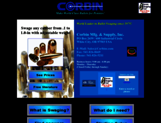 corbins.com screenshot