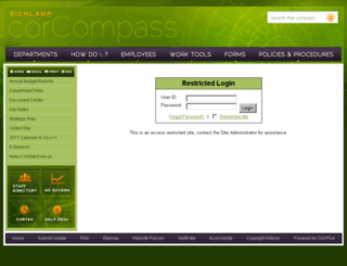 corcompass.ci.richland.wa.us screenshot
