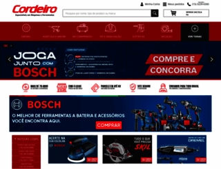 cordeiromaquinas.com.br screenshot