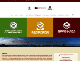 cordiners.com screenshot