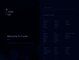 cordis.com screenshot