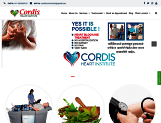cordisheartinstitute.com screenshot