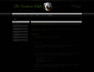 cordovaclub.net screenshot