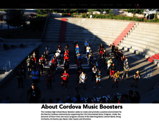 cordovamusic.org screenshot