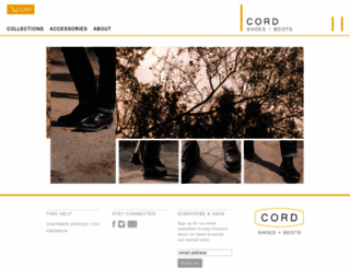 cordshoes.com screenshot