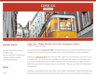 core-cg.com screenshot