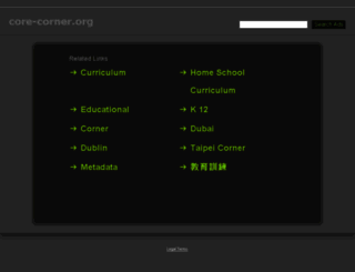 core-corner.org screenshot