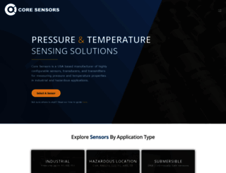 core-sensors.com screenshot