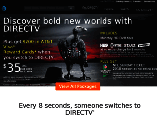 core.directv.com screenshot