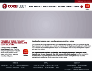 corefleet.com.au screenshot