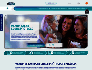 corega.com.br screenshot