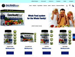 corehealthproducts.com screenshot