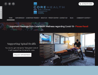 corehealthwellness.com screenshot