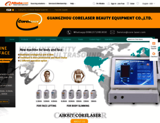 corelaser.en.alibaba.com screenshot