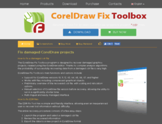 coreldraw.fixtoolboxx.com screenshot