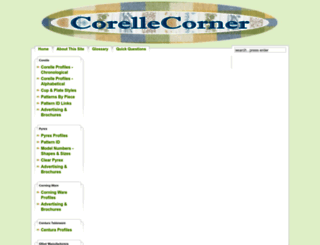 corellecorner.com screenshot