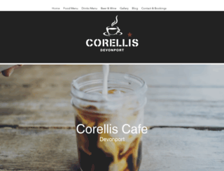 corelliscafe.co.nz screenshot