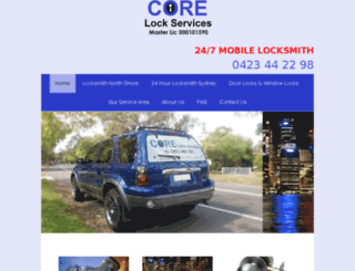 corelockservices.com.au screenshot