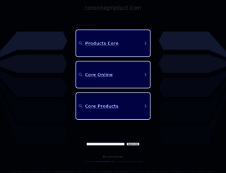 coreoneproduct.com screenshot