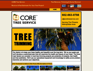 coretreeservice.com screenshot