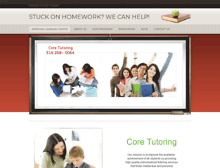 coretutoringhicksville.com screenshot