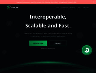coreum.com screenshot