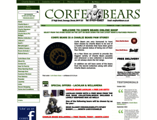corfebears.co.uk screenshot