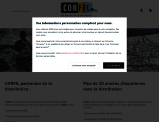 corfil.fr screenshot