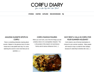 corfudiary.com screenshot