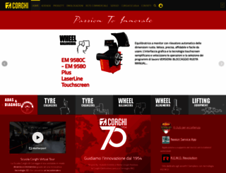 corghi.it screenshot
