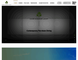 corianderleaf.com screenshot
