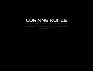 corinnekunze.com screenshot
