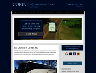 corinthcharters.com screenshot