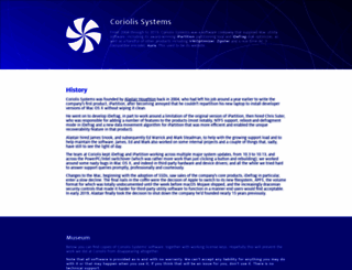 coriolis-systems.com screenshot