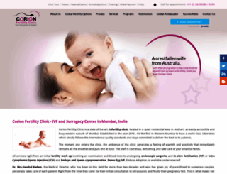 corionfertilityclinic.com screenshot