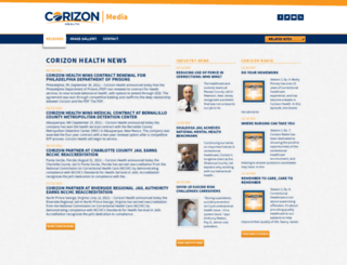 corizonmedia.com screenshot