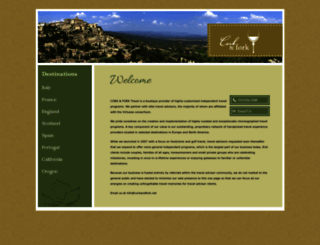 corkandfork.net screenshot
