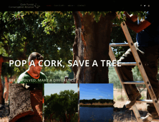 corkforest.org screenshot