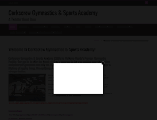 corkscrewgymnastics.com screenshot