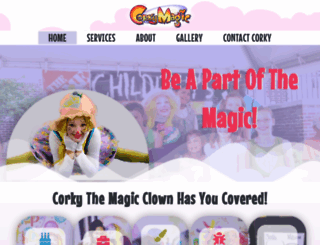 corkymagic.com screenshot