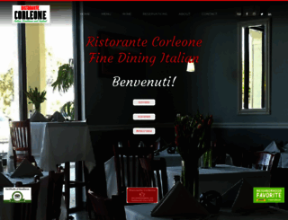 corleonesrestaurant.com screenshot