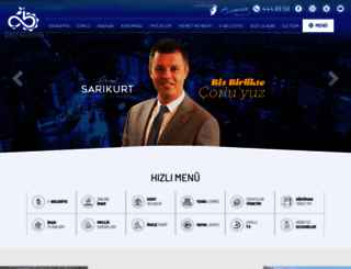 corlu.bel.tr screenshot