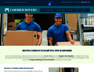 cormiermovers.com screenshot