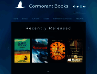 cormorantbooks.com screenshot